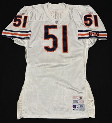 Vintage Champion Authentic Chicago Bears Dick Butkus White Jersey