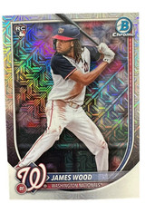 JAMES WOOD 2025 Bowman Chrome Mega Box Exclusive Mojo Refractor RC #29 NATIONALS