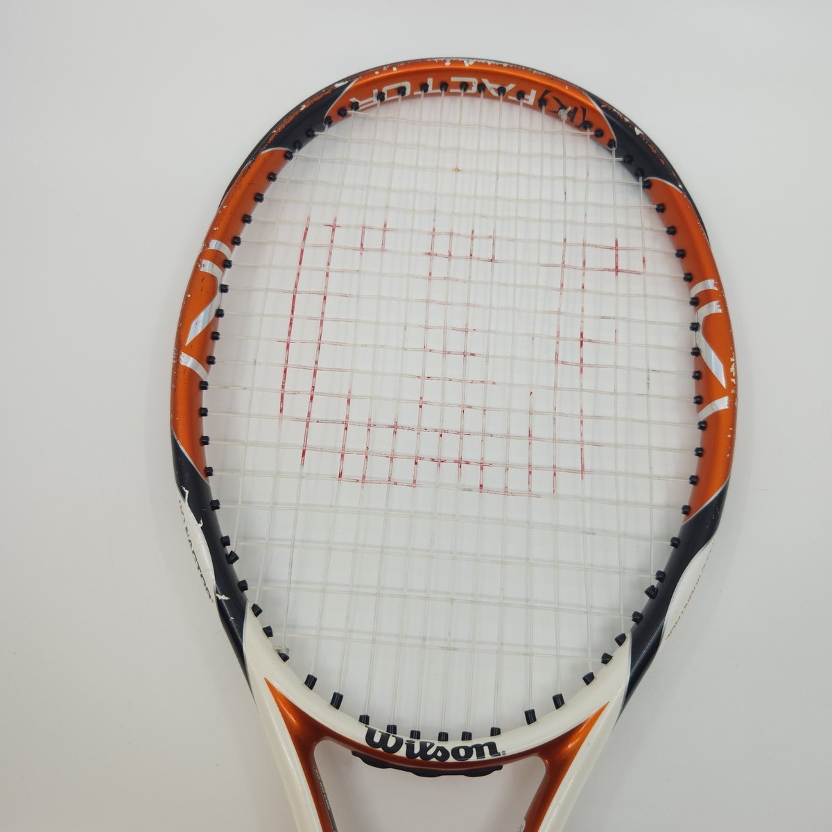Wilson K-Factor K-Tour Tennis Racquet 95 Sq In 4 5/8 Grip - Orange