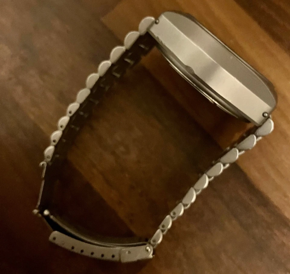 Tutima Military Chronograph Automatik Uhr Lemania 5100 Edelstahl, selten - Bild 3 von 4