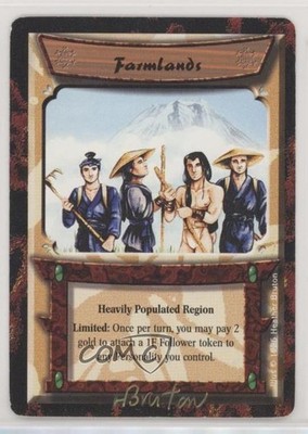 1996 Legend of the Five Rings L5R CCG - Forbidden Knowledge Farmlands