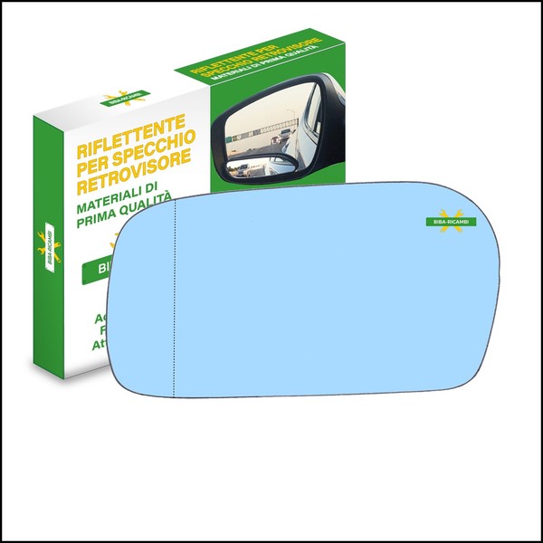 Glas RüCkspiegel Azzuratto AsphäRisch Seite Sx-Guidatore FüR Audi 100 (4A-image