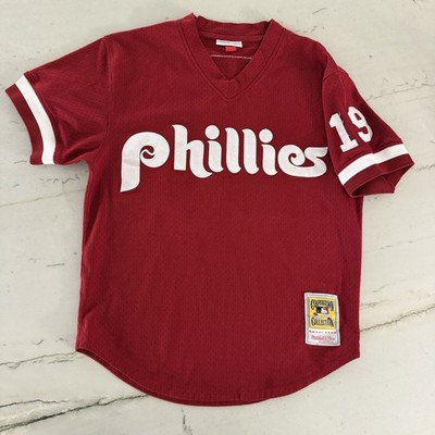 Mitchell and Ness John Kruk Philadelphia Phillies MLB Jersey Mens 40 M