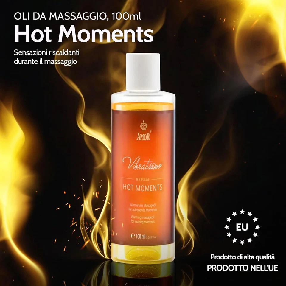 “Hot Moments” Olio Da Massaggio Riscaldante E Lenitivo, 100 Ml - Immagine 2 di 4