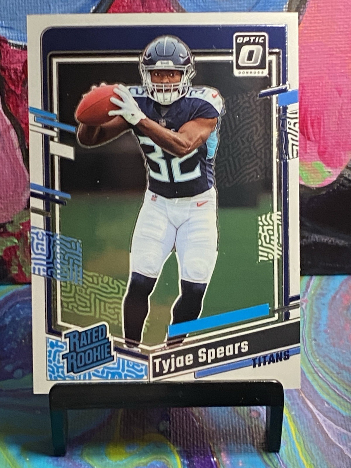 2023 Panini Donruss Optic Football Base Rated Rookie Tyjae Spears #297 Titans RC