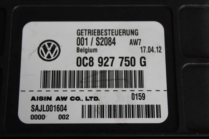 Volkswagen Touareg TDI 2012 TCM módulo de control de transmisión diésel 0C8927750G Foto 3 de 4