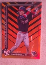 2025 Topps Update Series - Robert Hassell III #US109 Holiday Orange & Black Foil