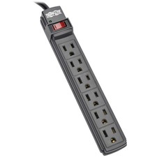 Tripp Lite By Eaton Ps66B Power It Power Strip, 6 Outlets, 6-Ft. Cord, Black,