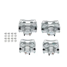 Front & Rear Disc Brake Calipers w/ Bracket Fits 2008-2017 Jeep Front & Rear