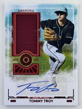 Tommy Troy 2025 Panini Boys Of Summer Prospect Material Red Auto /49 #PM-TTR MLB