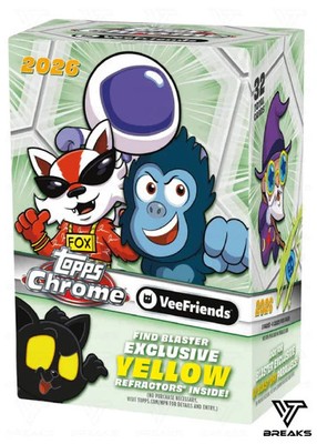 2026 TOPPS CHROME VEEFRIENDS VALUE BOX