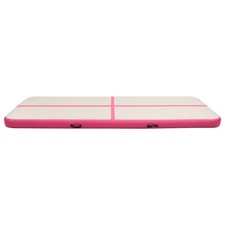 Gymnastics Matte mit Pumpen aufblasbar 300x100x15 cm PVC P – Bild 3
