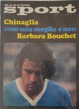 MARTEDI' SPORT, DEL 7 OTTOBRE 1972 N° 40, GIORGIO CHINAGLIA E BARBARA BOUCHET