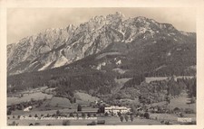B174 Austria 1932 Groebming Ennstal Kursanstalt m Kamm RPPC vintage postcard