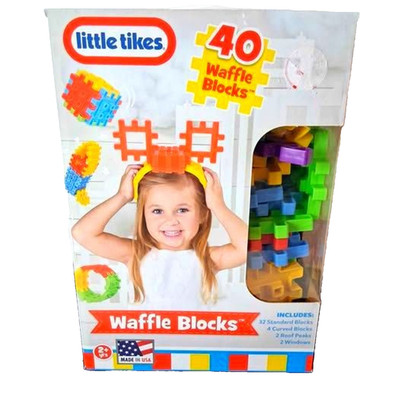 Little Tikes Waffle Blocks 40 Piece Box