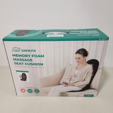 Snailax Back Massager with heat, Massage Seat Cushion, 6 Vibration Massage Nodes