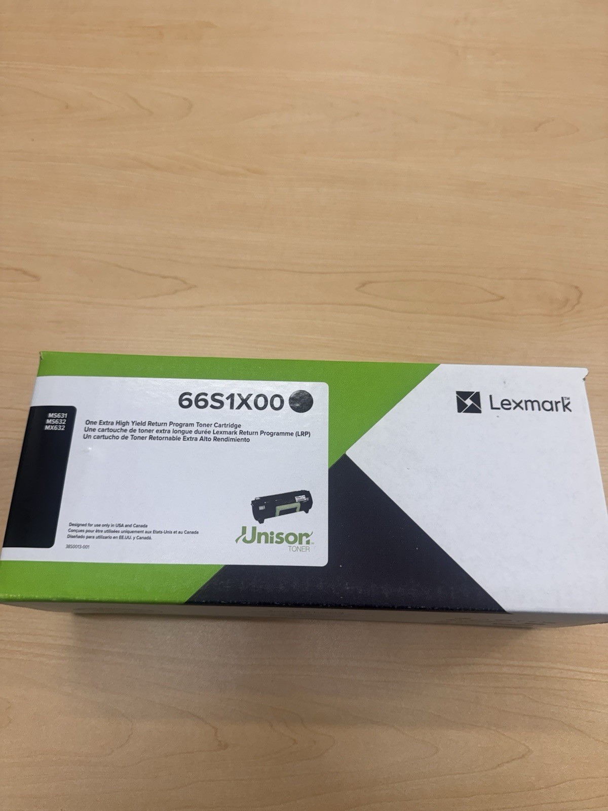 BRAND NEW SEALED Lexmark 66S1X00 Black Ink Printer Hi Yield Toner Cartridge OEM!