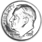 1986 D Roosevelt Dime From Mint Set