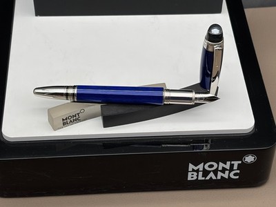 MONTBLANC Starwalker Cool Blue Platinum Füller Top Zustand Full Set