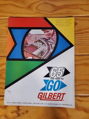 Orig. 1965 GILBERT The Year To Go Toy Catalog X165-12