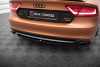 Maxton Design Diffusor Heckansatz Passend FüR Audi A7 S-Line C7 Schwarz Hochglan