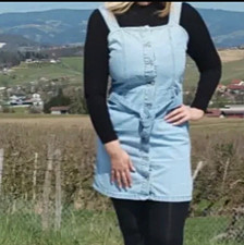 dont think twice Damen Jeanskleid Gr. M blau ...