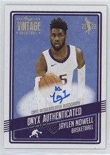 2021-22 Onyx Vintage Auto Jaylen Nowell #VAJN Auto 0j81