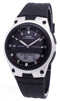 Casio Analog Digital Telememo Illuminator AW-80-1AVDF 50M Harz Herrenuhr