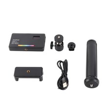 LED Video Light 2500K-9000K Bi Color Temperature Stepless Dimming RGB Colorful