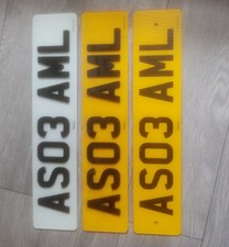 private number plate