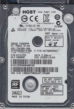 HGST Travelstar Z5K500 HTS545050A7E380 - Festplatte - 500 GB 2.5 Refurbished