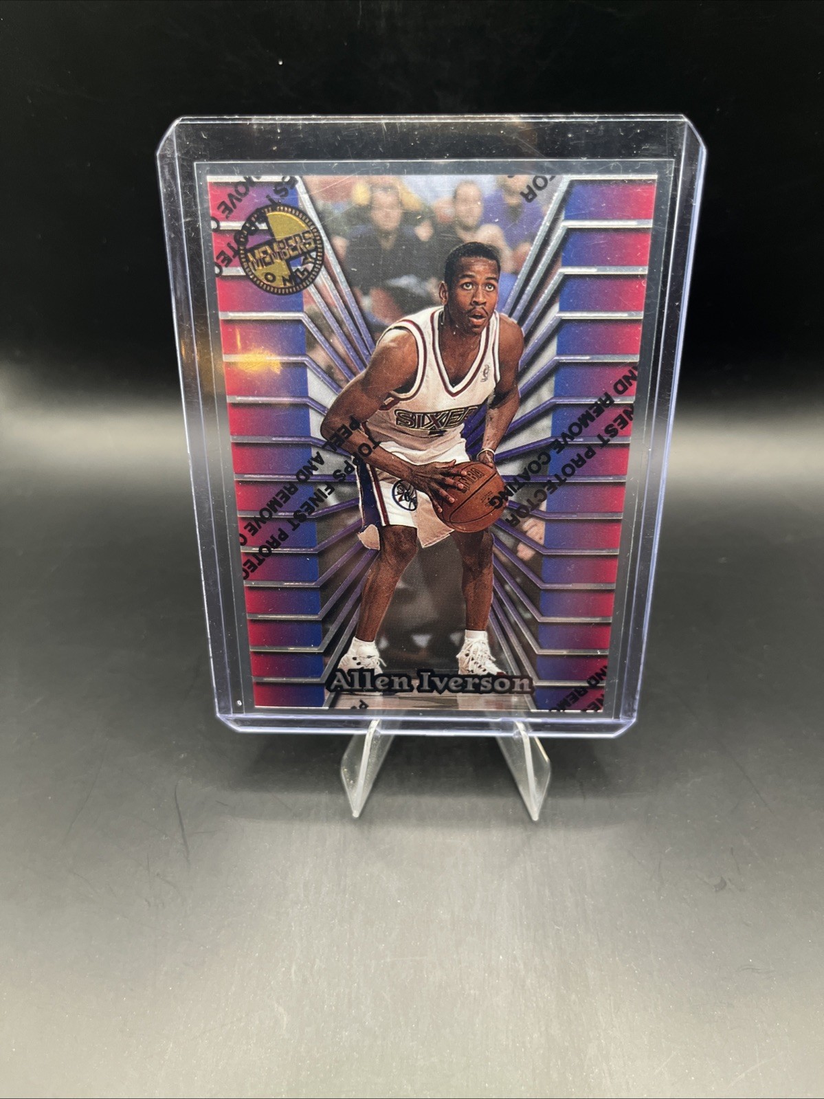 Allen Iverson 1996-97 Topps Stadium Club Members Only Rookie!! 76ers! HOF!