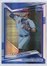 2022 Panini Elite Extra Edition Aspirations Blue /349 Trystan Vrieling #100 13i2