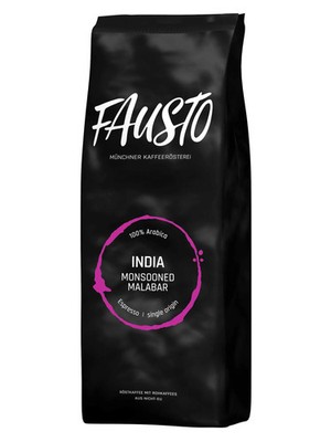 Caffé Fausto Espresso India Monsooned Malabar Bohne 350g