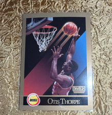 SkyBox 1990-91 Otis Thorpe #112 Houston Rockets NBA Basketball Card