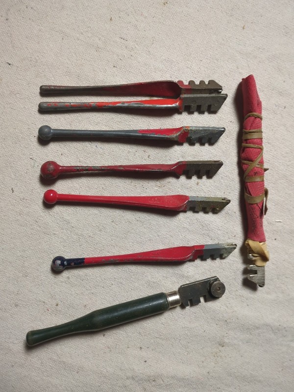 Glass Cutting Tools. Lot Of 8. Vintage(?)
