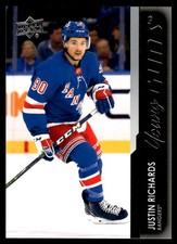 2021-22 Upper Deck Young Guns Justin Richards New York Rangers #480
