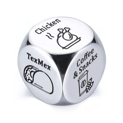 Cool Kitchen Gadgets, Valentines Gifts for Him Her2026, Food Dice, 6 Silver