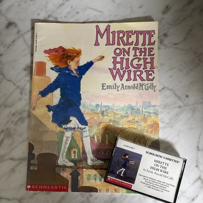 1993 Mirette On The High Wire PB 1st Scholastic Printing Signed Emily Cully