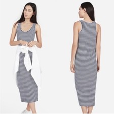 Everlane Cotton Striped Tank Dress Size M