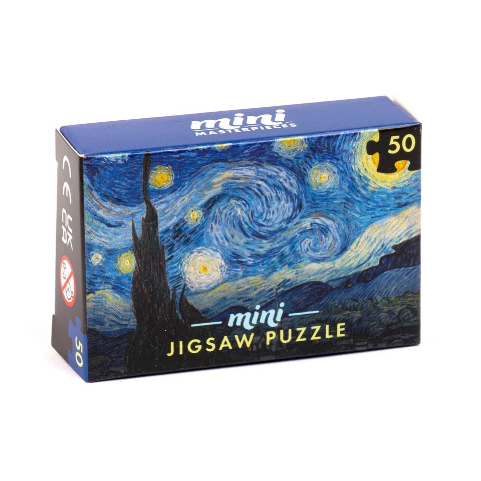 Set of 10 Mini Puzzles – 50-Piece Art Collection | Van Gogh, Monet, Kandinsky ++ - Image 3 of 4