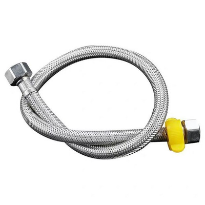 #ad 1.2m Hot Cold Water Inlet Hose Stainless Steel For Heater Washer 47.2in $16.90