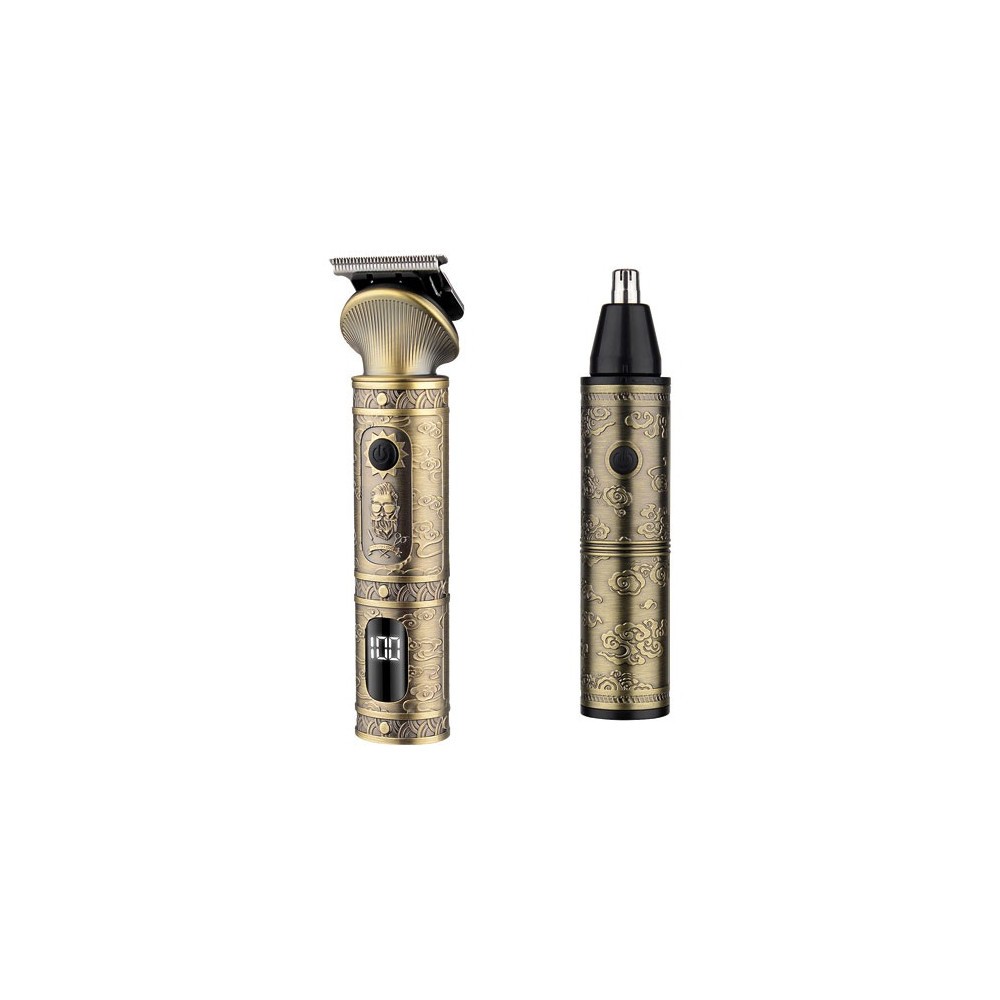 Tondeuse barbe nez oreilles Little Balance 8937 kit rasage homme