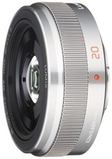 Single focus lens for Micro Four Thirds LUMIX G 20mm/F1.7 II ASPH. Silver H-H020