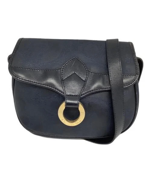 Sac bandoulière Christian Dior bleu marine