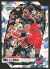2024 Panini Prizm WNBA #38 Maya Caldwell Ice Prizms