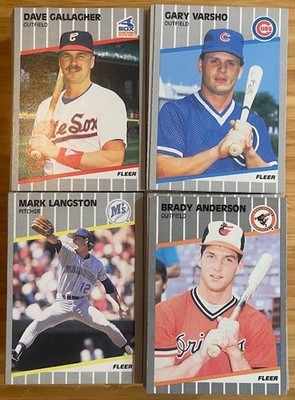 1989 Fleer Baseball Cards  #441 - 660 - You Pick - Complete Your Set