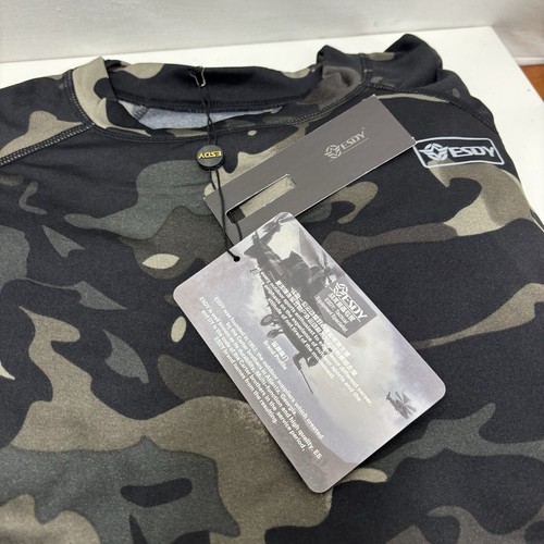 Set intimo termico uomo ESDY - taglia 2XL - strato base pile tattico - nuovo - Foto 4 di 10