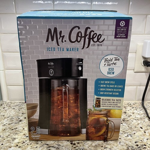 Mr Coffee BVMCTM33 2in1 Iced Tea Brewing System w/ Glass Pitcher New