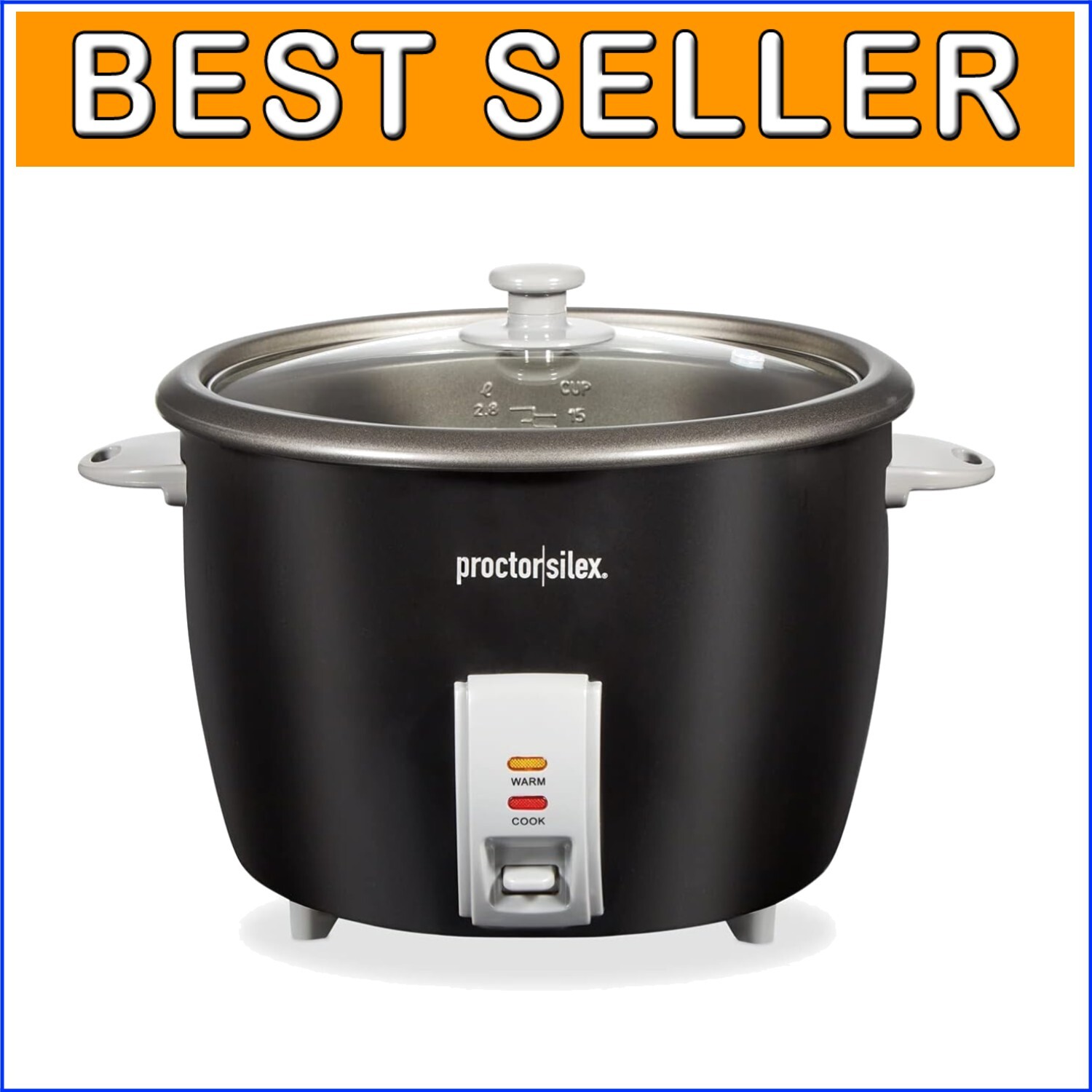 Extra-Large Rice Cooker and Steamer for Family Meals and Healthy Cooking-image